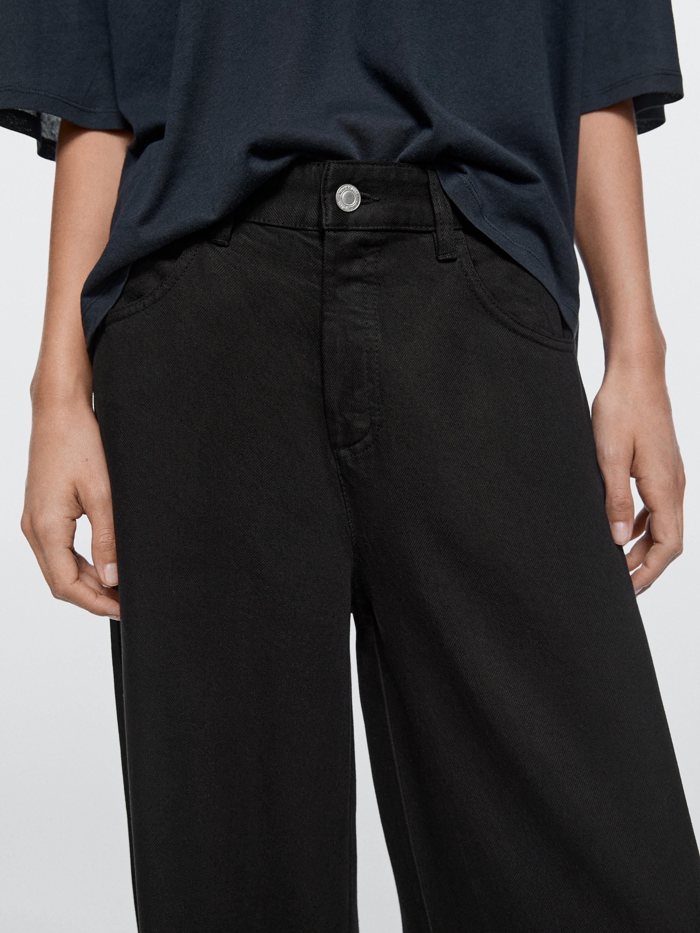 Pantalon barrel fluide